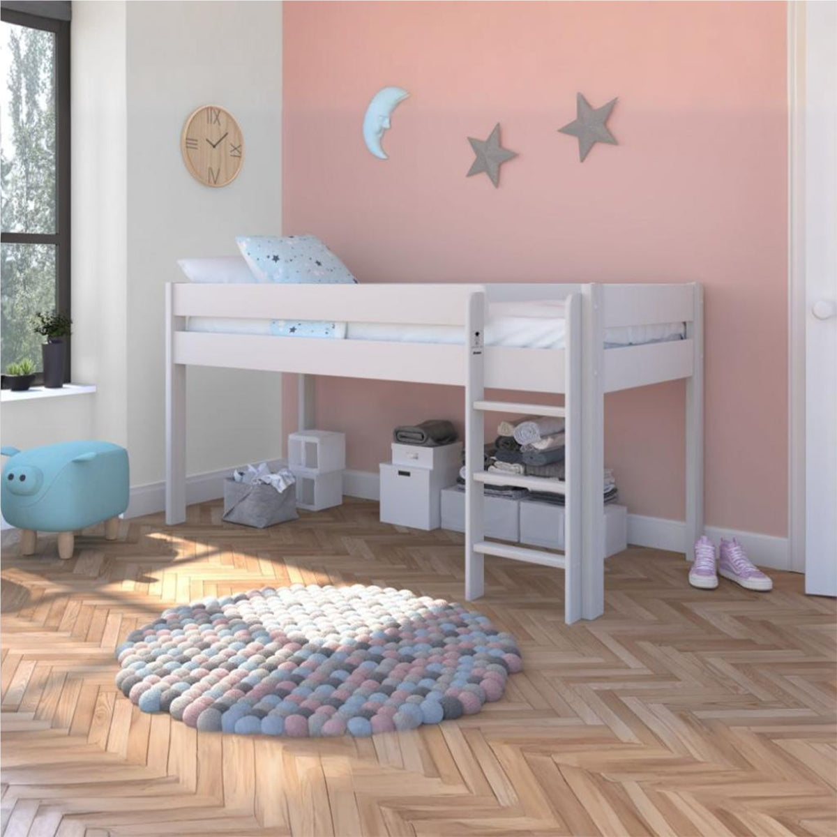 Uno White Midsleeper