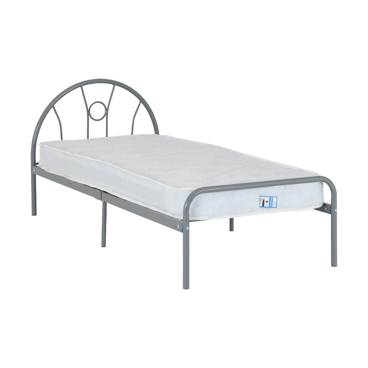 Nova 3FT Bed - Silver