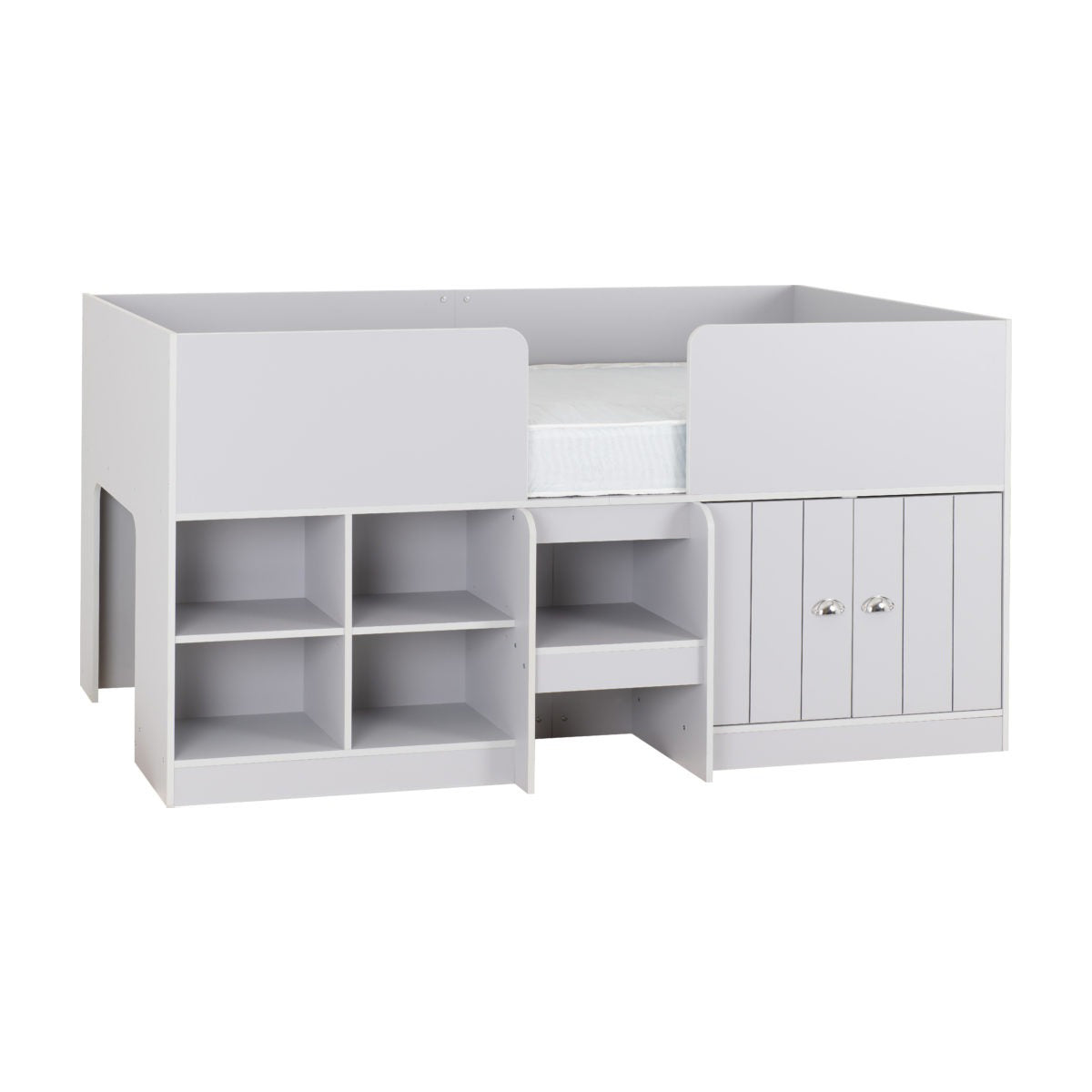 Orlando Low Sleeper Bed - Dove Grey