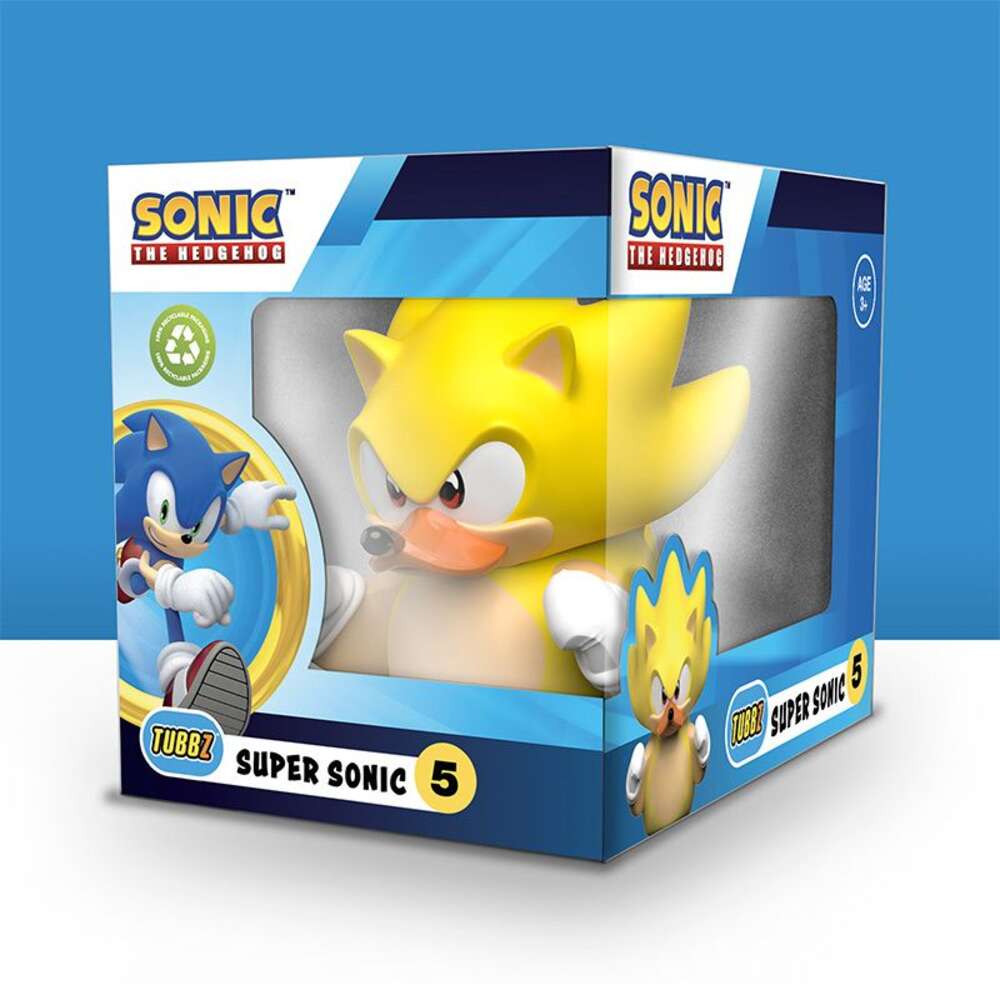 Sonic - Super Sonic - Boxed Tubbz