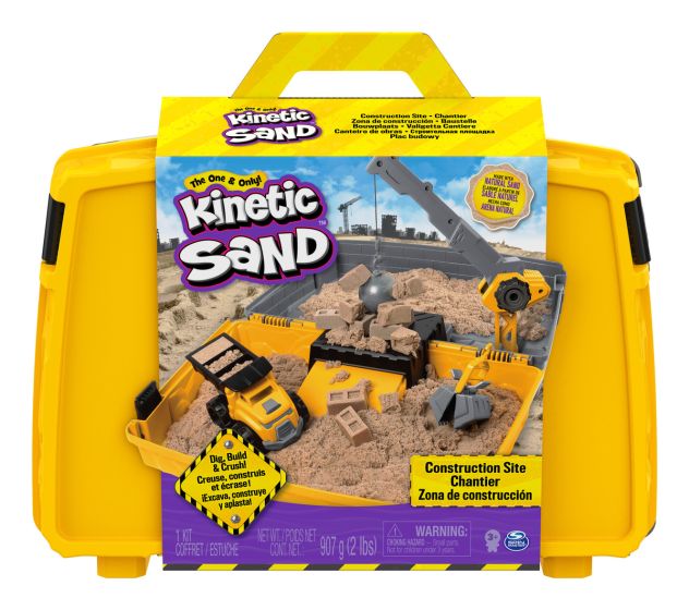 Kinetic Sand Construction Site Sandbox