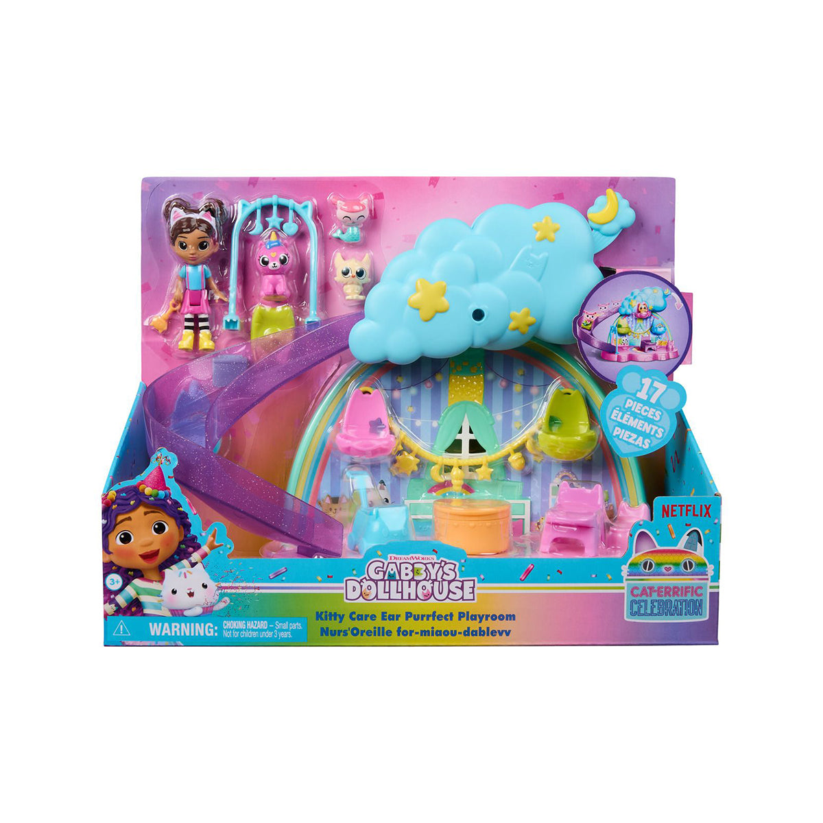 Gabby's Dollhouse Kitty Care Playset