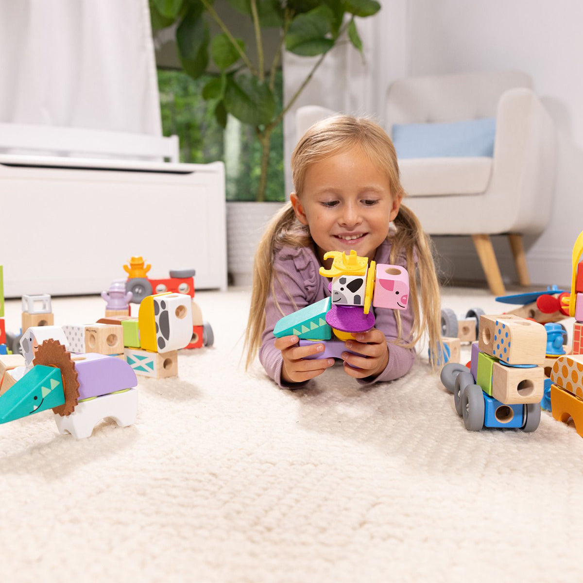 Melissa & Doug - Blockables Farm Building Set