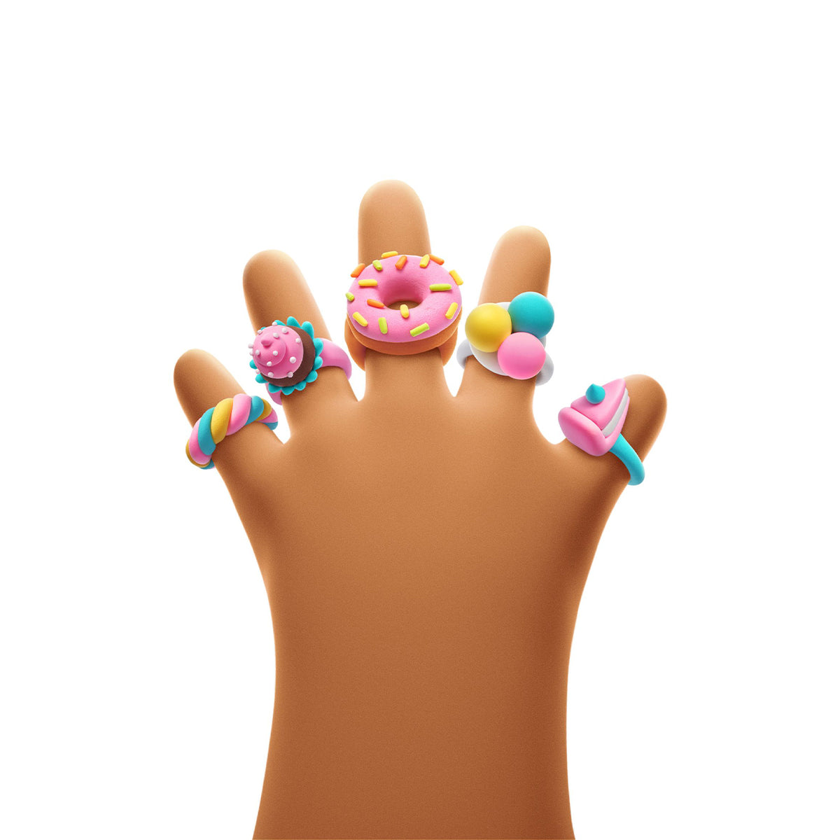 Hey Clay Bijou Sweet Rings 5 Cans