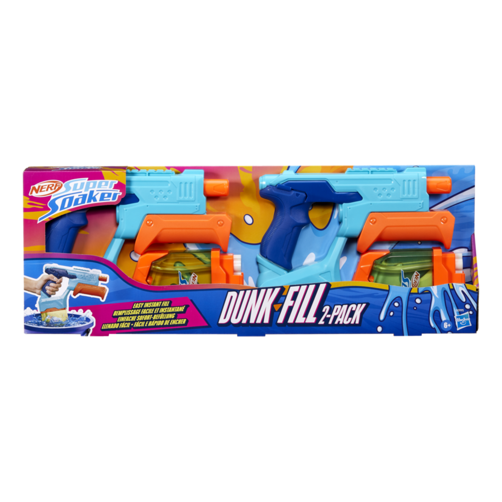 Nerf Super Soaker Dunk-Fill Water Blaster 2-Pack