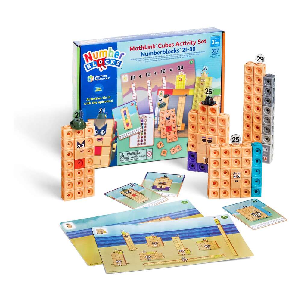 MathLink Cubes Numberblocks 21-30 Activity Set