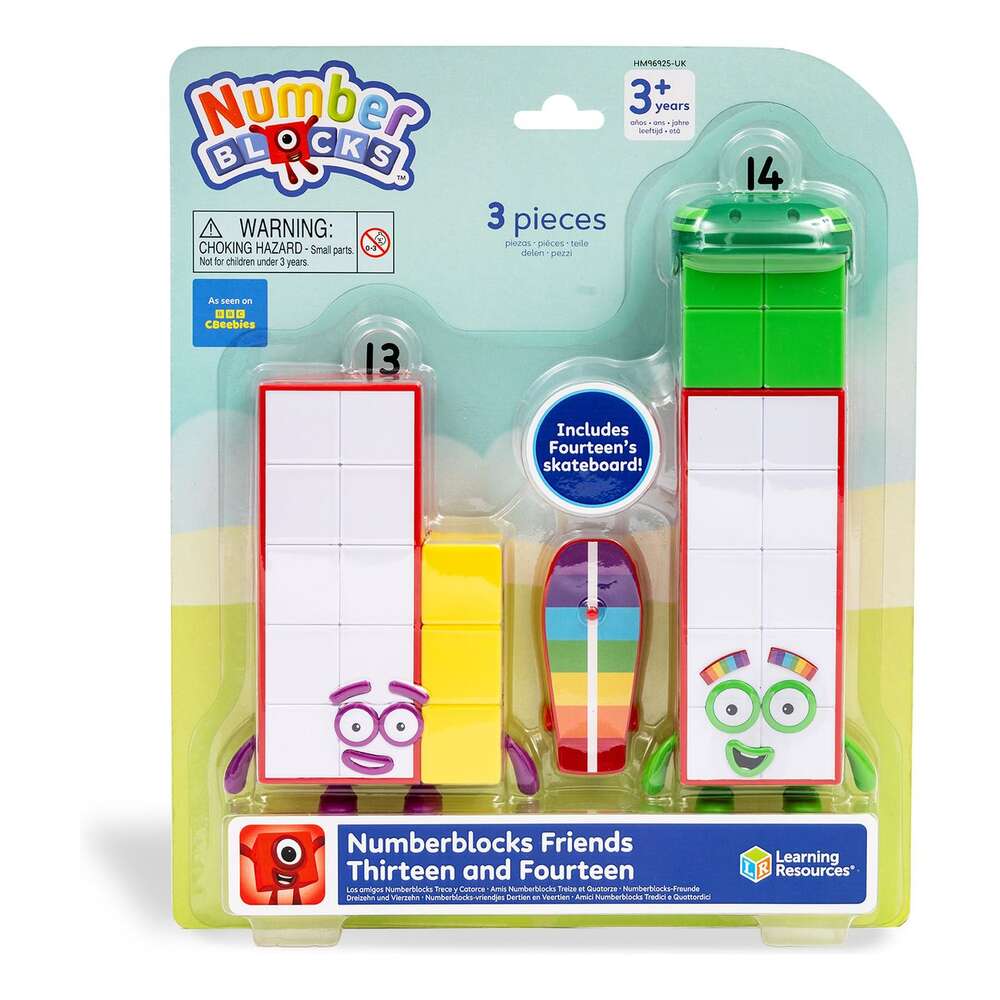 Numberblocks Thirteen and Fourteen Figure Pack