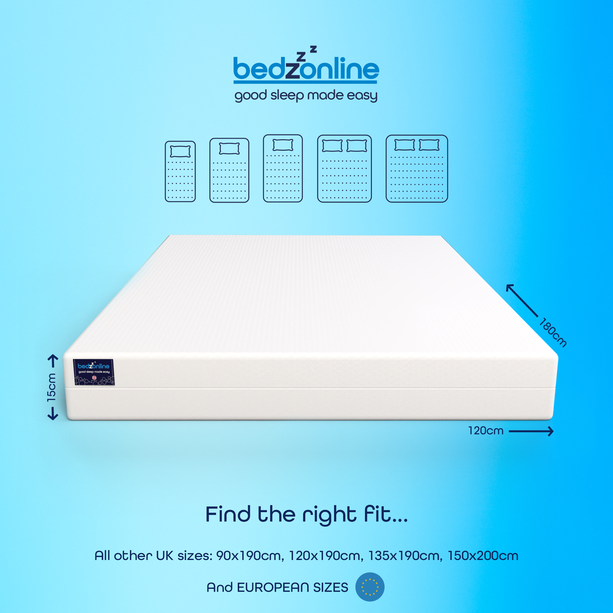 Wavy Memory Foam Therma Pure Mattress