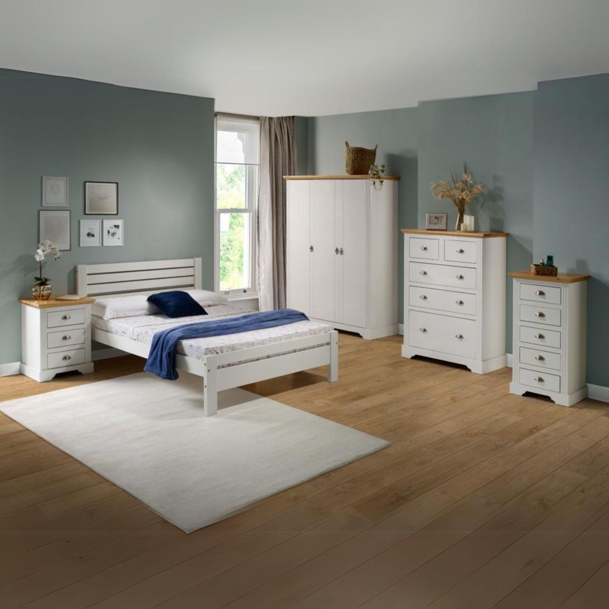 Toledo 5FT Bed - White