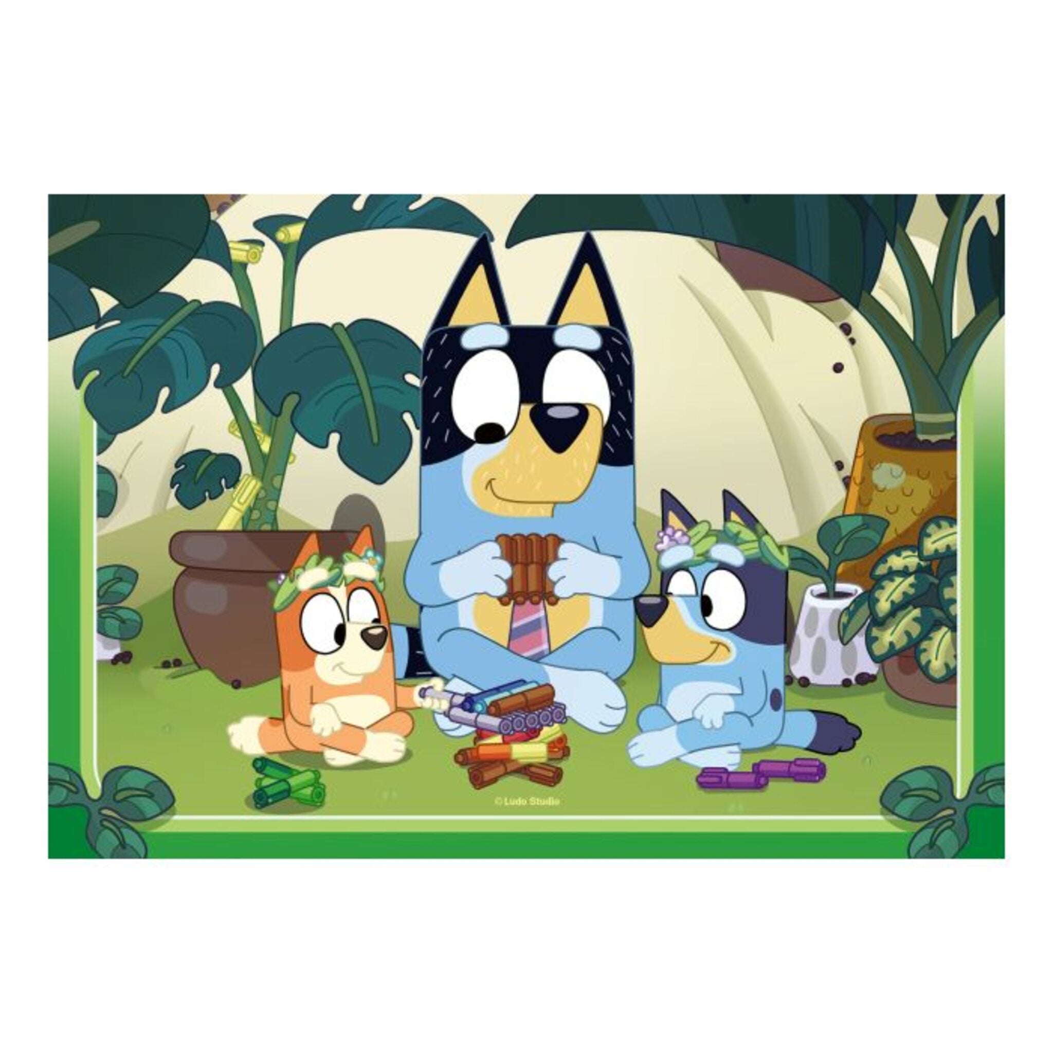 Bluey 2x 24 Piece Jigsaw Puzzle