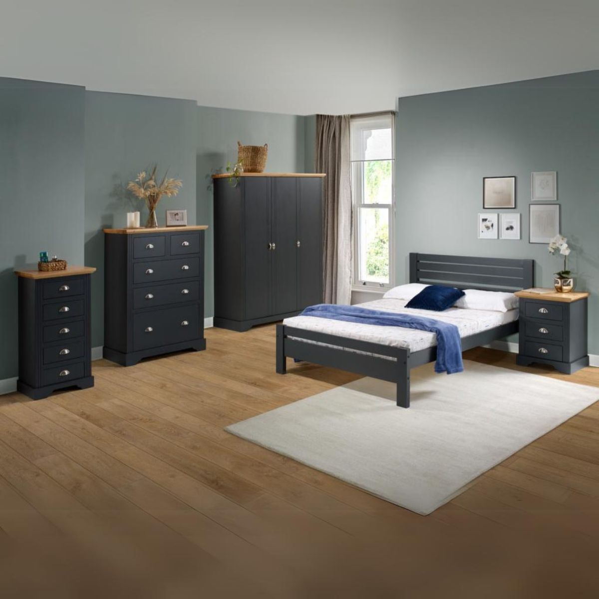 Toledo 5FT Bed - Grey