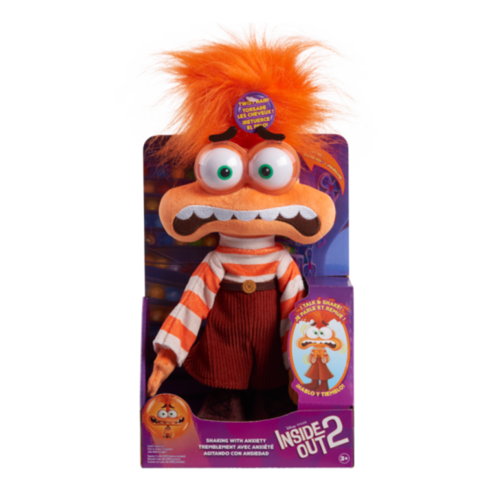 Disney Inside Out 2 Shaking with Anxiety Plush