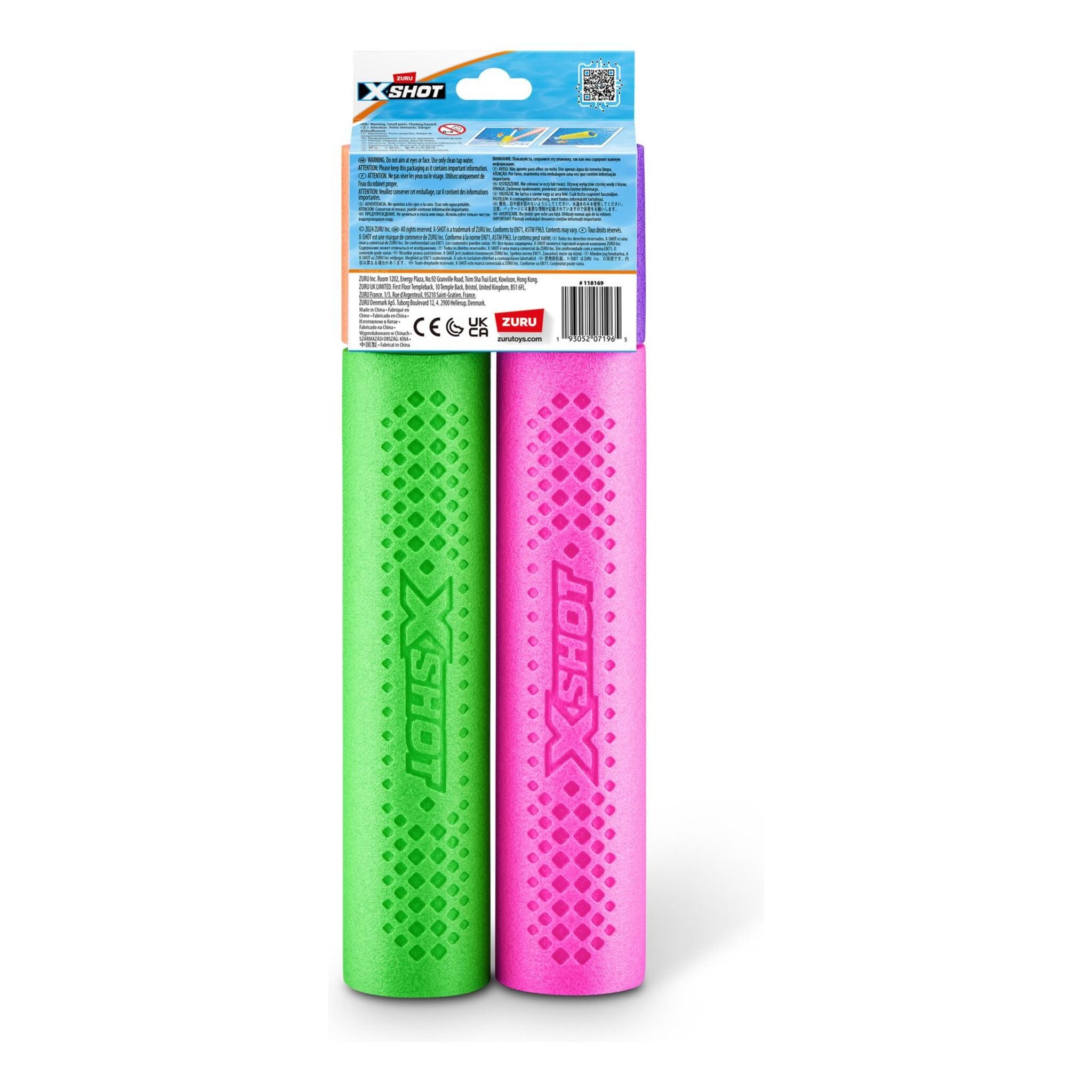 XSHOT Water Warfare S1 Foam Small Blaster 2pk
