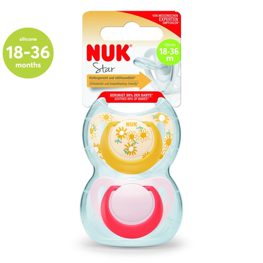 NUK Star Soother 18-36 Months