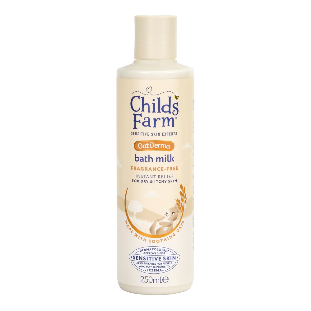 Childs Farm Oatderma Bath Milk Fragrance Free 250ml