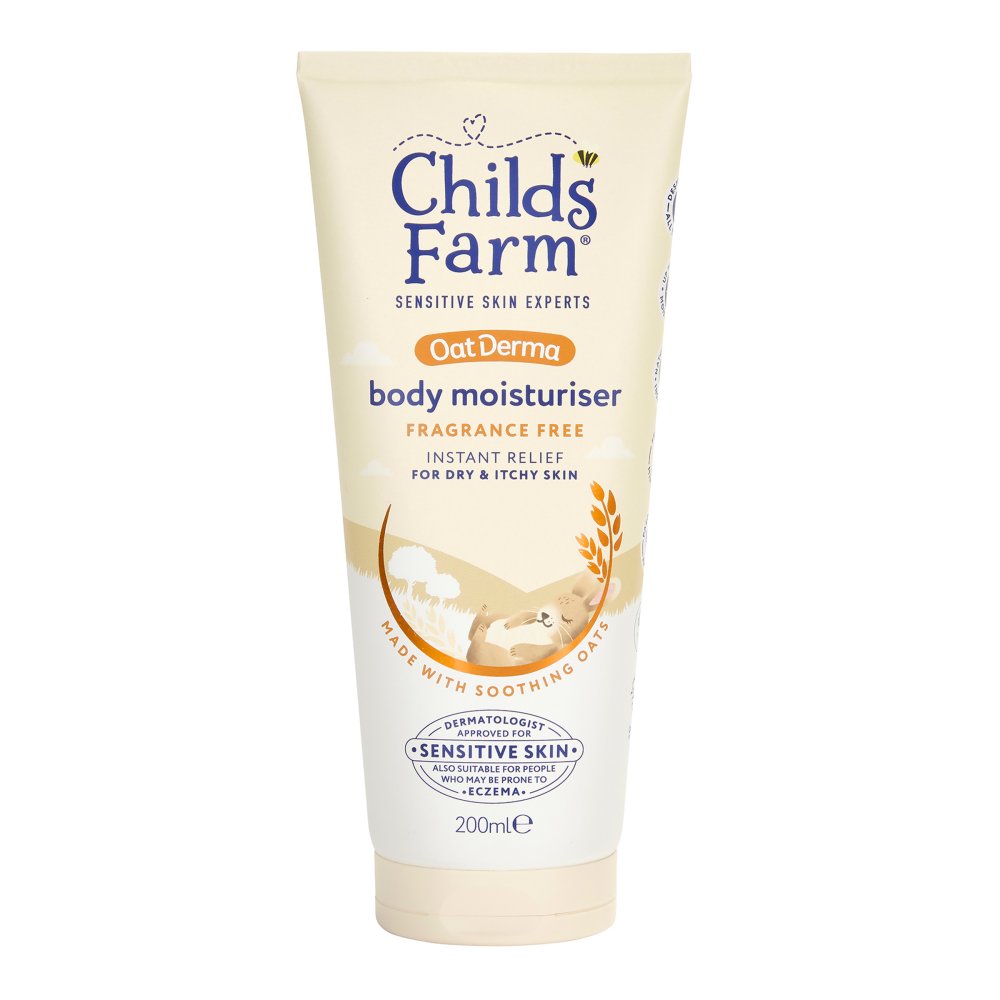 Childs Farm Oatderma Moisturiser Fragrance Free 200ml