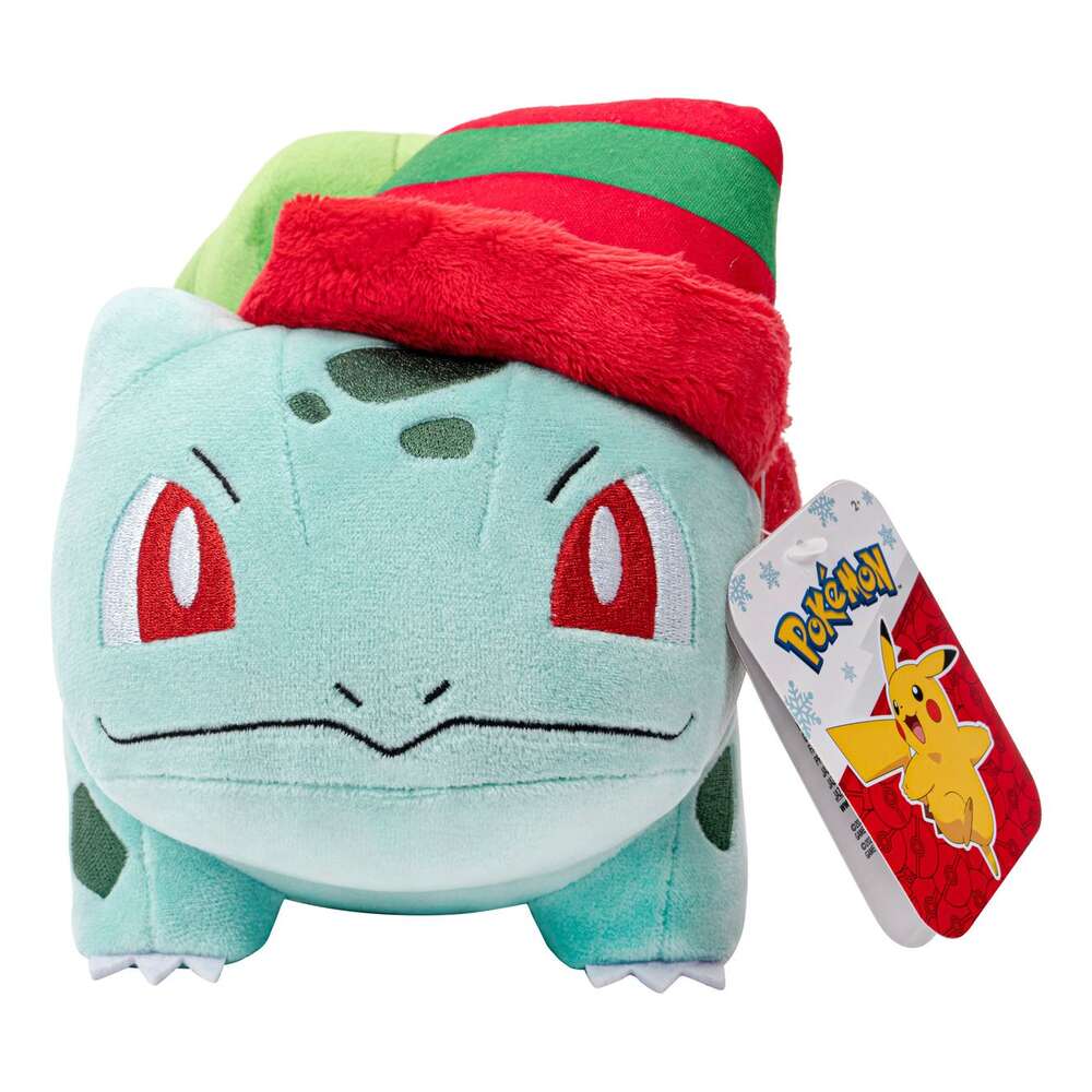 Pokemon 8" Seasonal Bulbasaur Plush with Hat