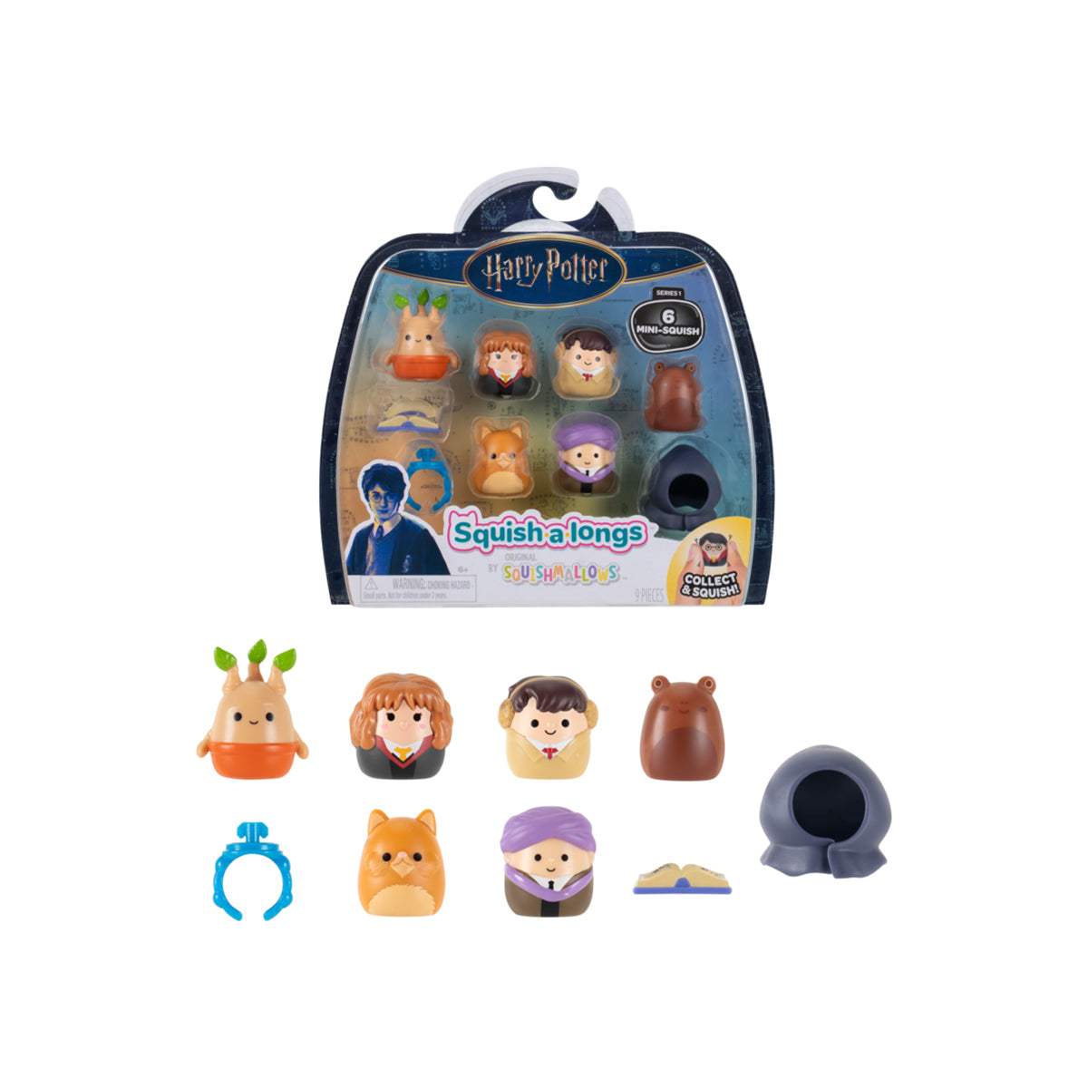 Squishalongs - Harry Potter 6 Fig Pack Style 1 W1
