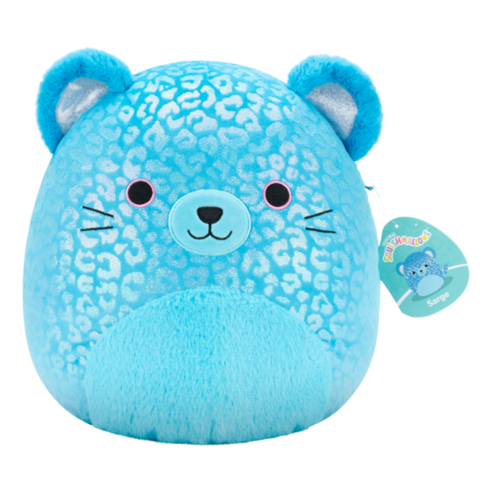 Squishmallows 12" Sarge the Blue Jaguar