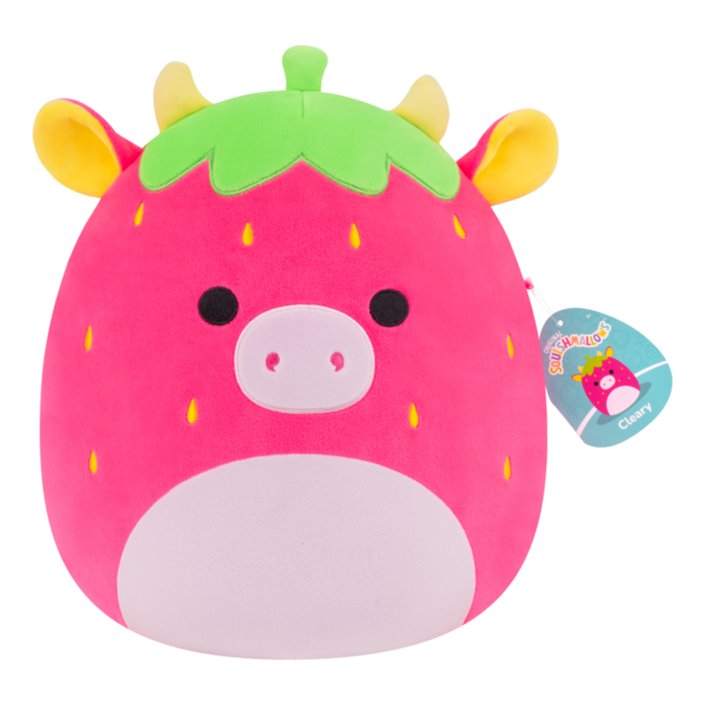 Squishmallows - 12in Cleary the Hot Pink Cow