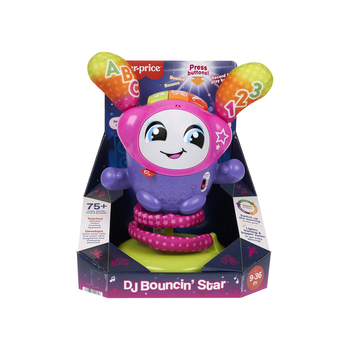 Fisher Price DJ Bouncin' Star Pink