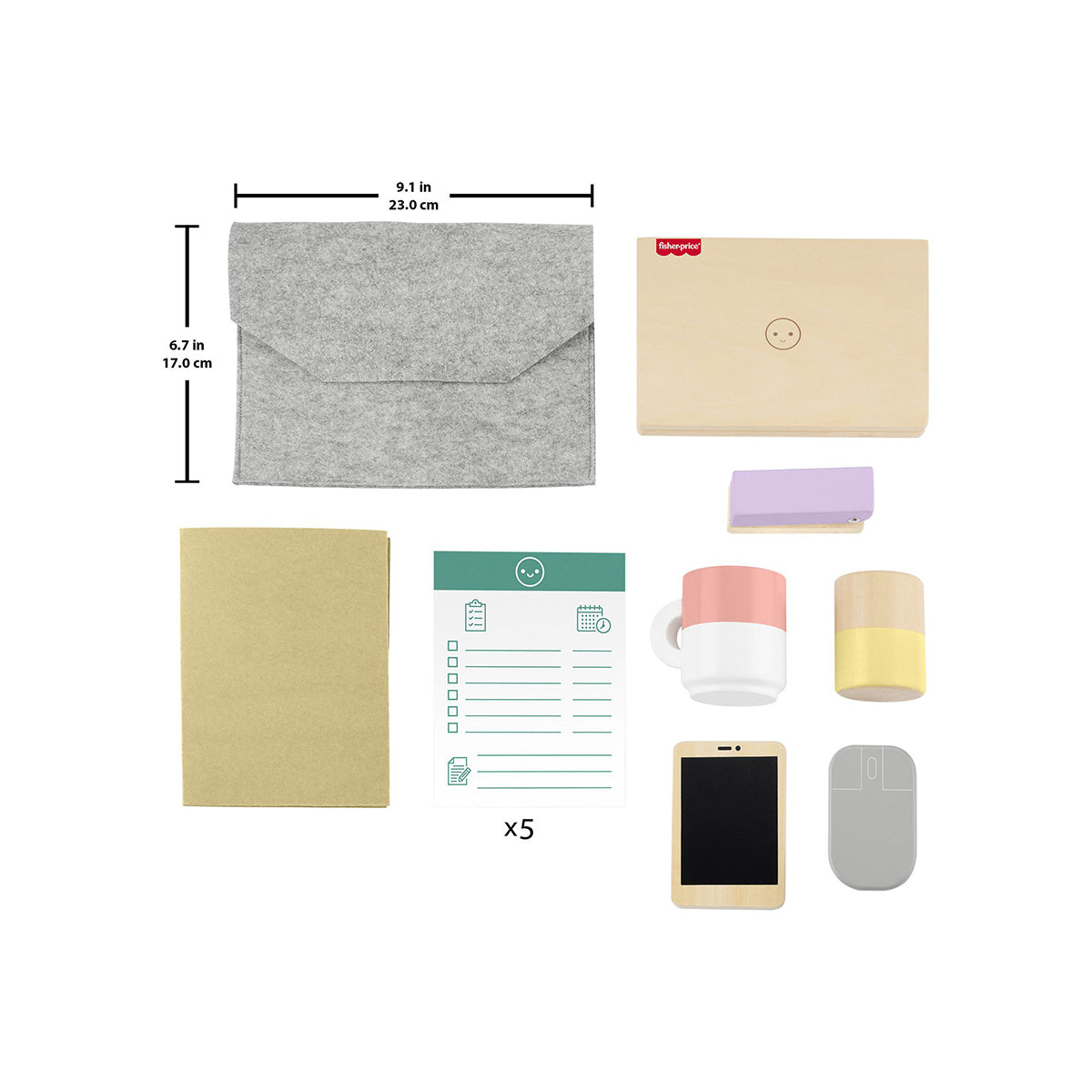 Fisher Price Wooden Work From Home Set