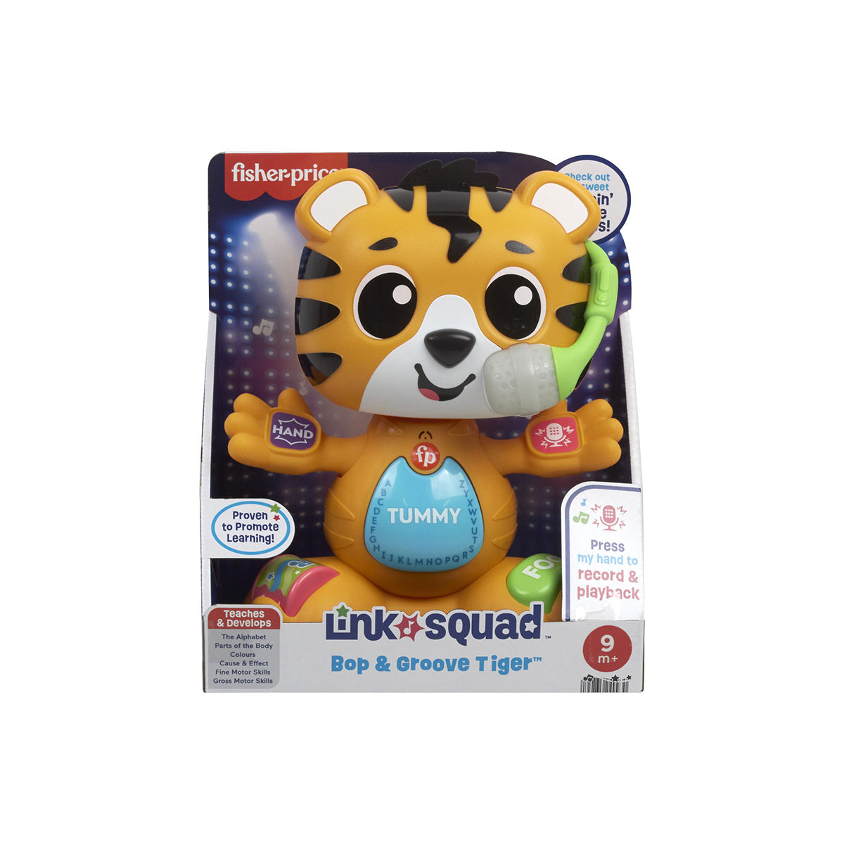 Fisher Price Link Squad Bop & Learn Tiger