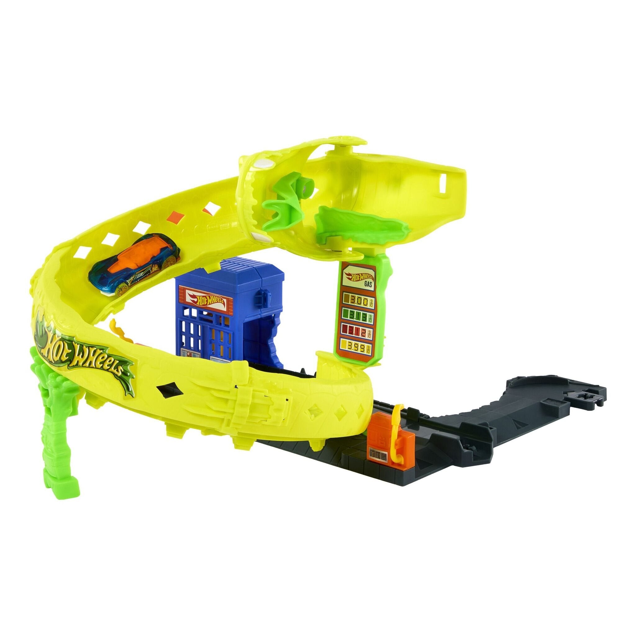 Hot Wheels City Snake Attack Gas Station