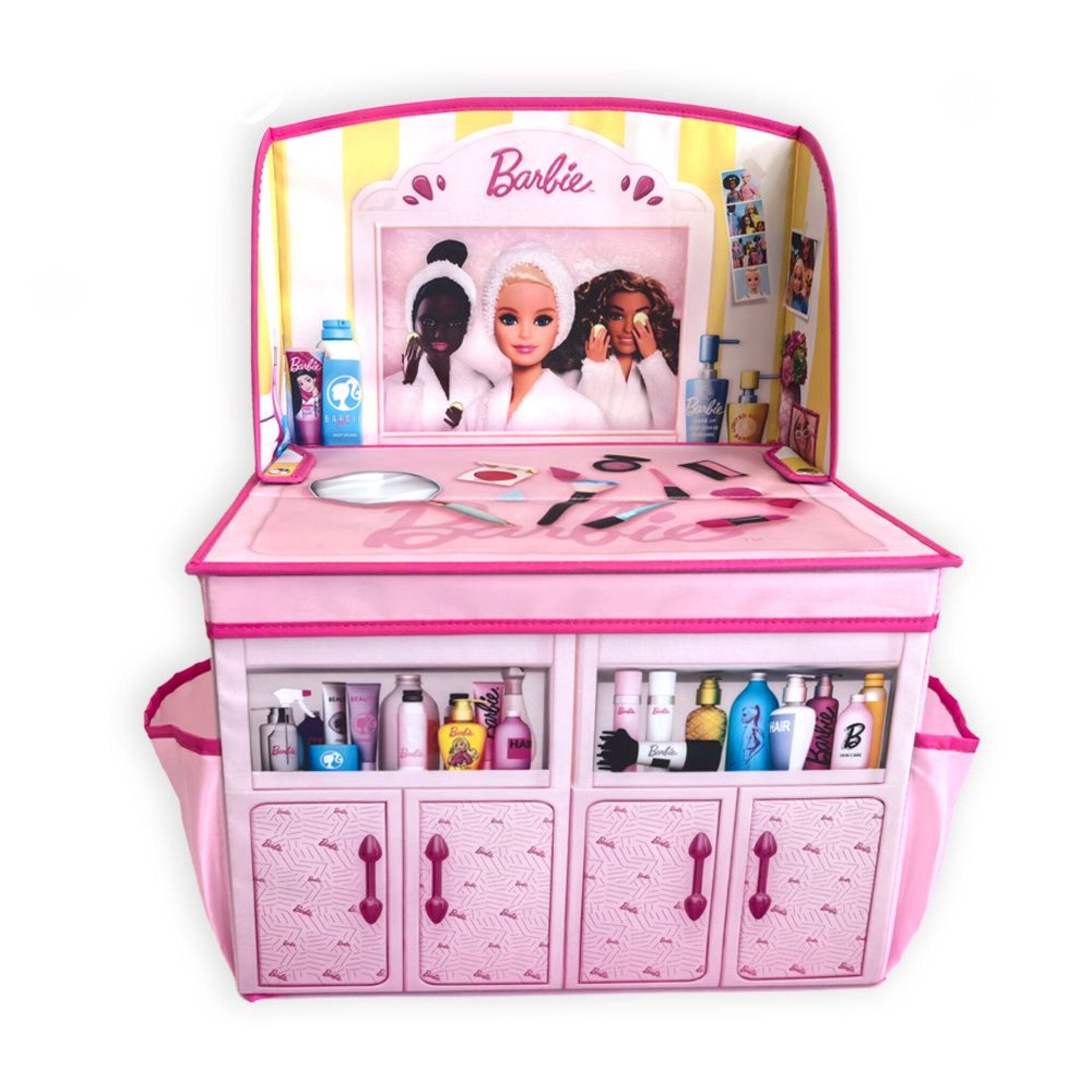 Barbie 2 in 1 Foldable Role Play Vanity Storage