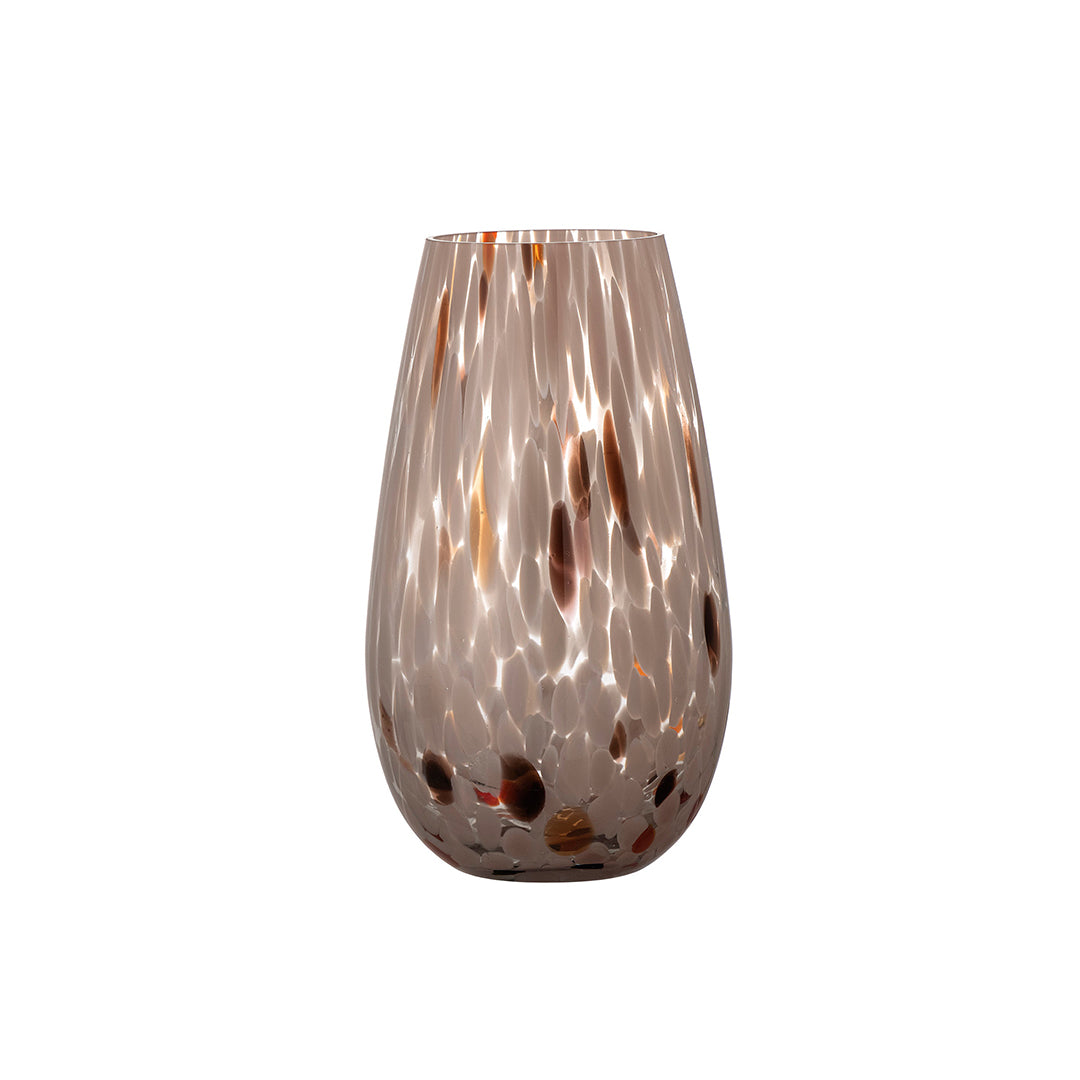 Artem Vase Brown Glass