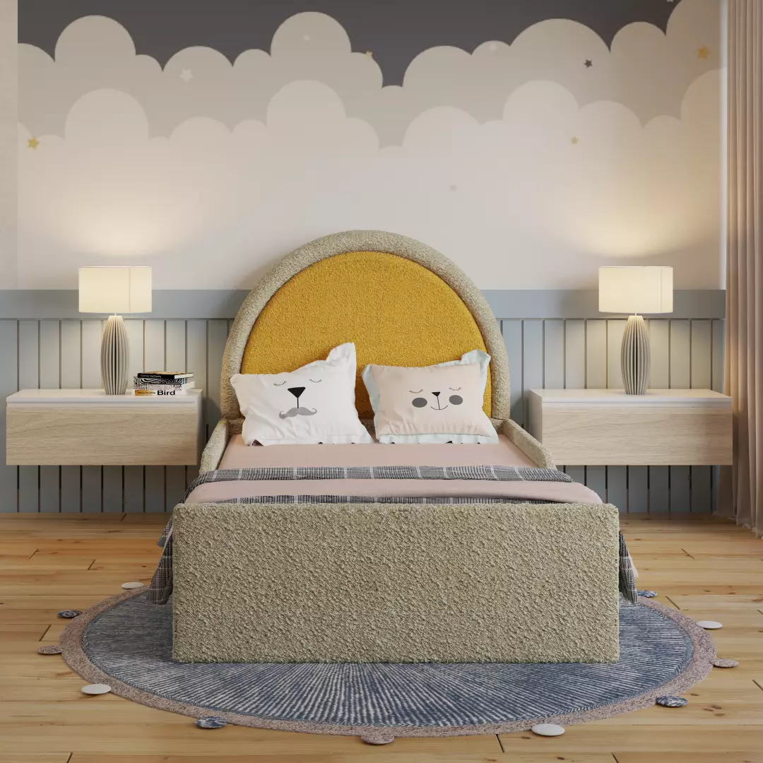 Doodle Curve Kids Bed