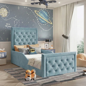 Plush Velvet Ice Blue