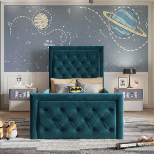 Plush Velvet Midnight Blue