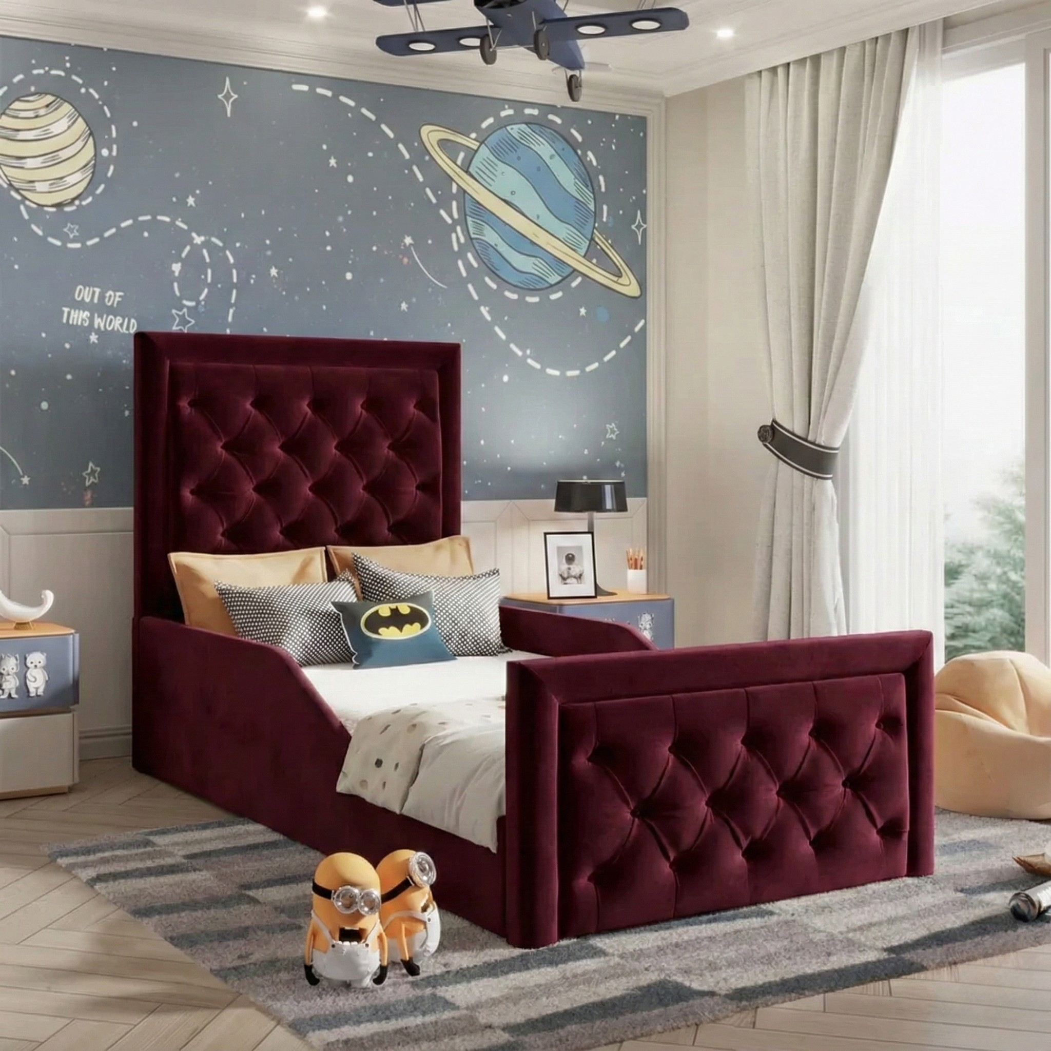 Plush Velvet Burgundy