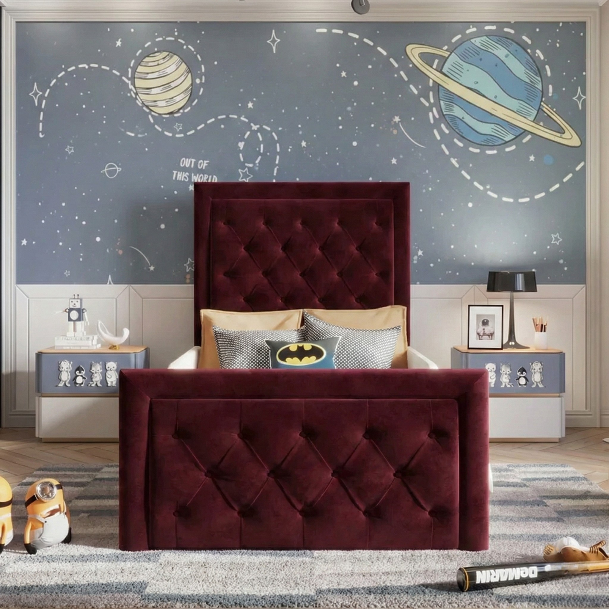 Plush Velvet Burgundy