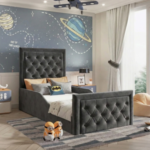 Plush Velvet  Charcoal