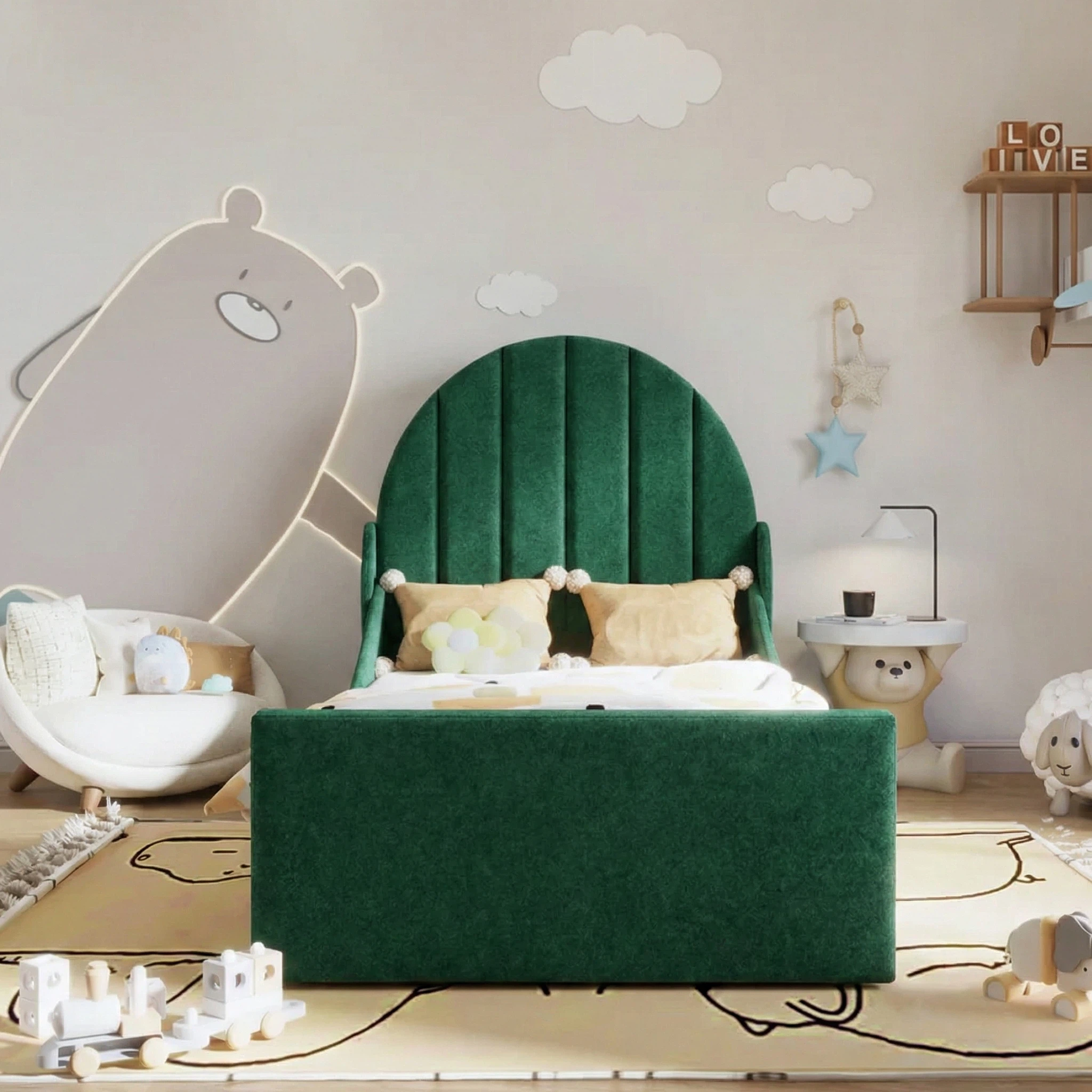 Plush Velvet Green
