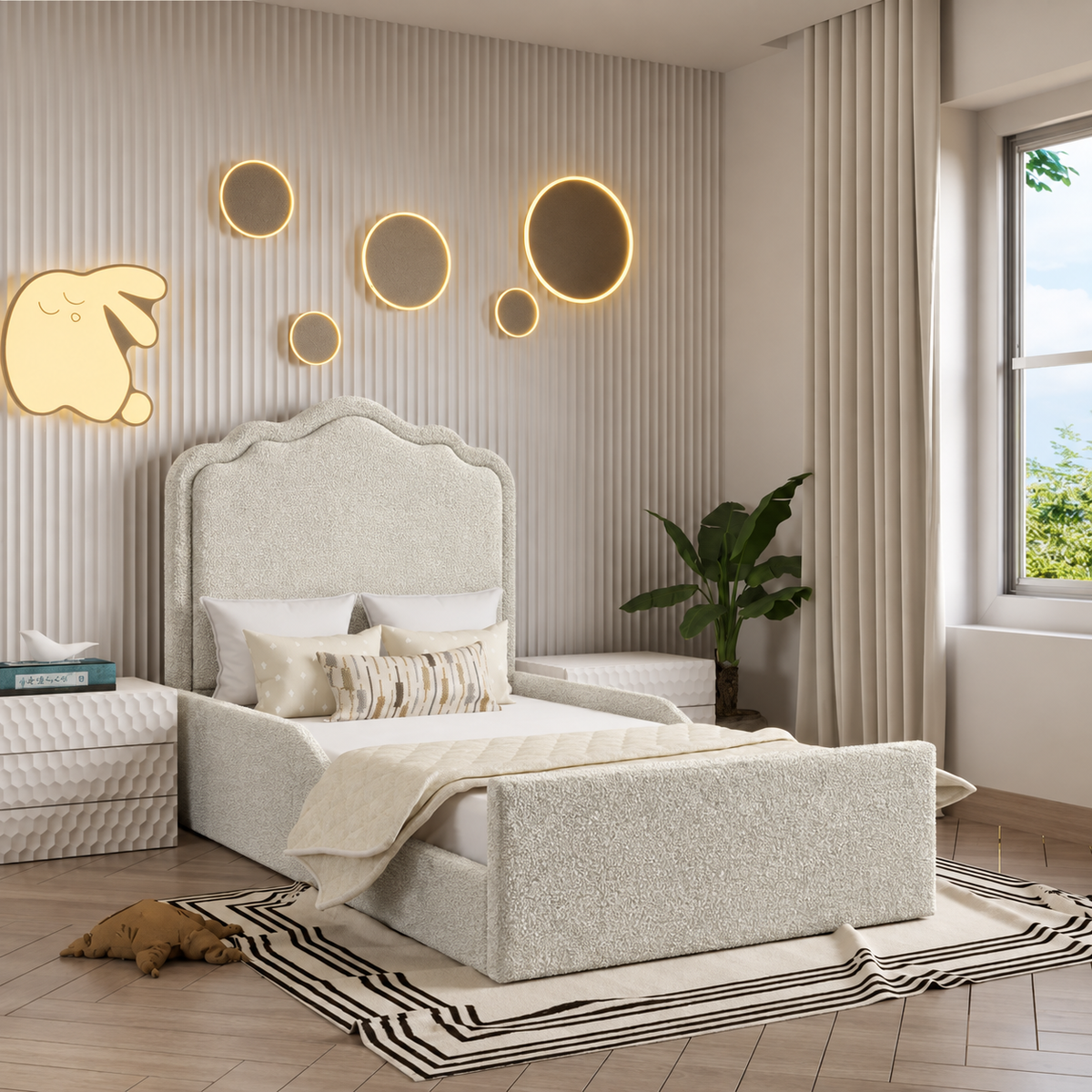 Boucle Warwick Andes Ecru