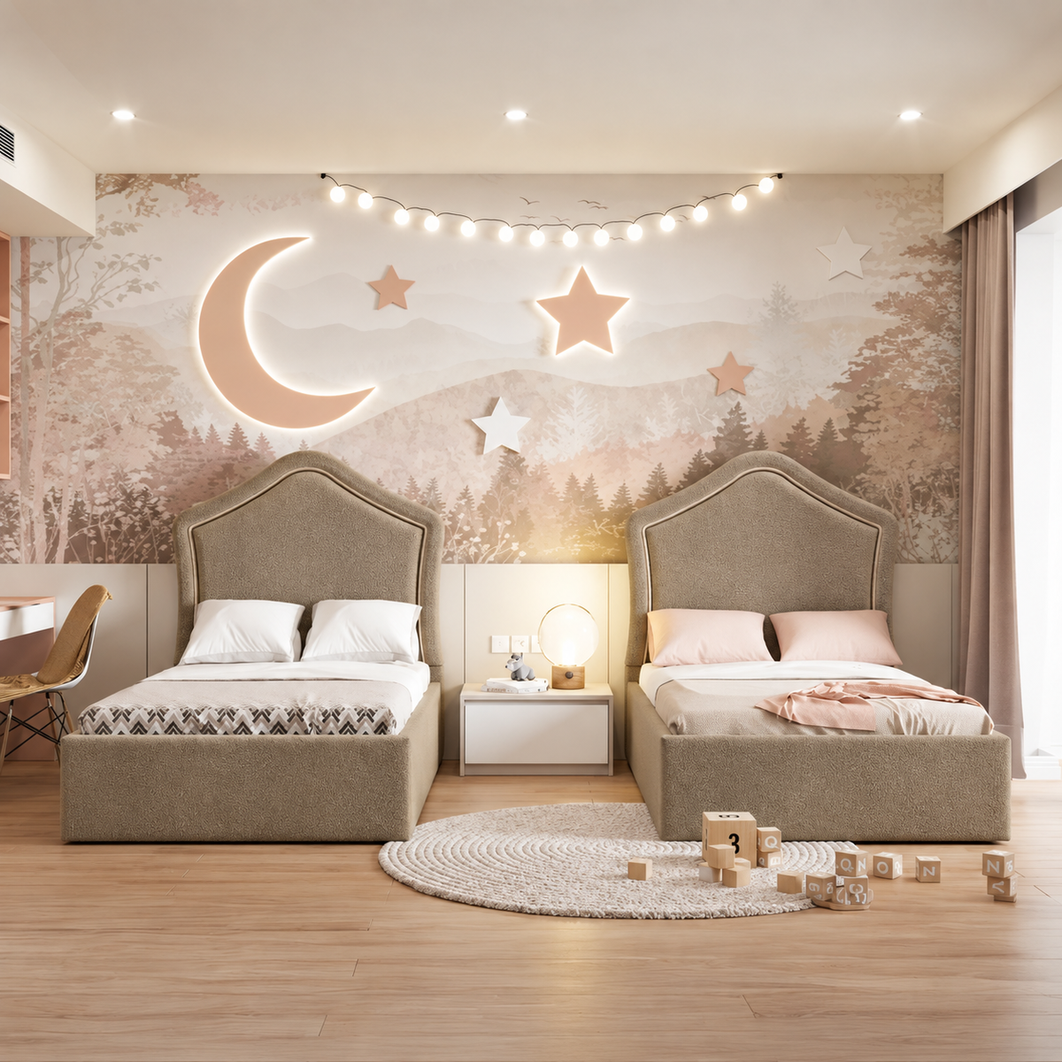 Boucle Warwick Andes Nougat