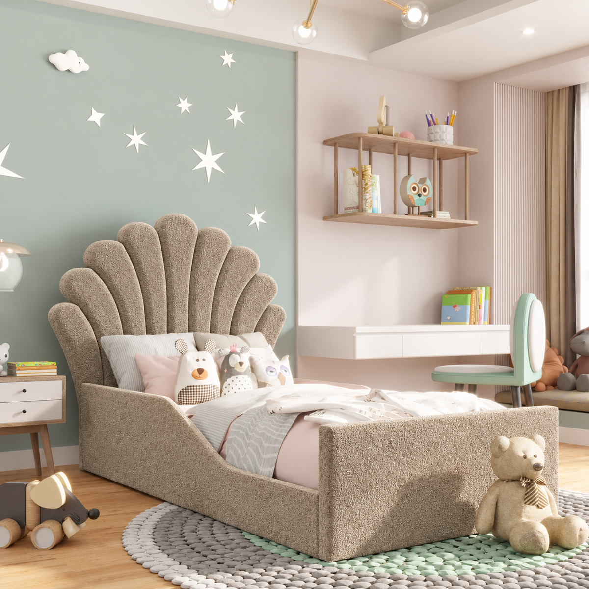 Boucle Warwick Andes Nougat