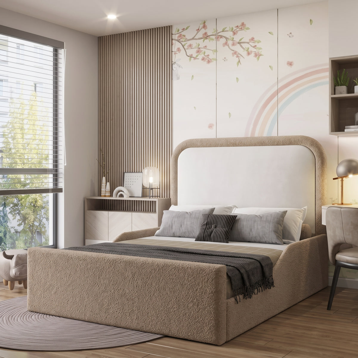 Boucle Warwick Andes Nougat