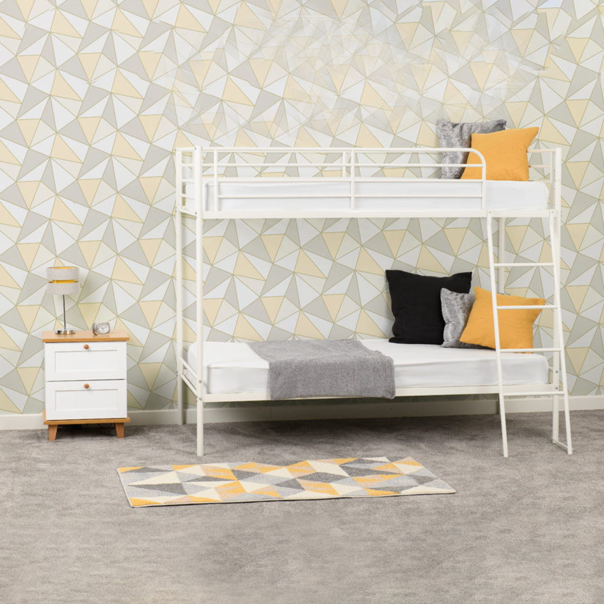 Brandon 3FT Bunk Bed - White