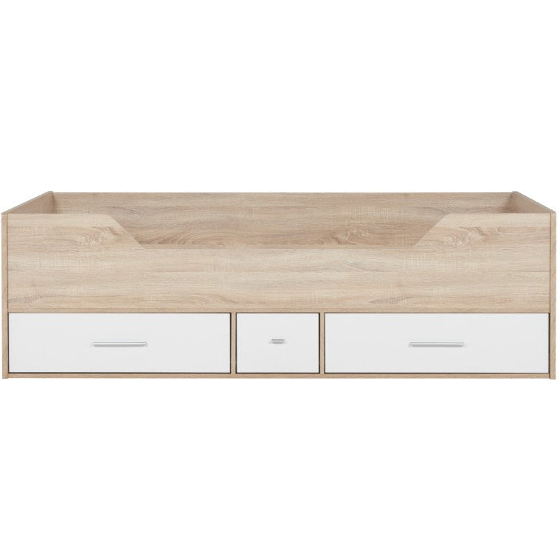 Camden Cabin Bed White & Oak Effect