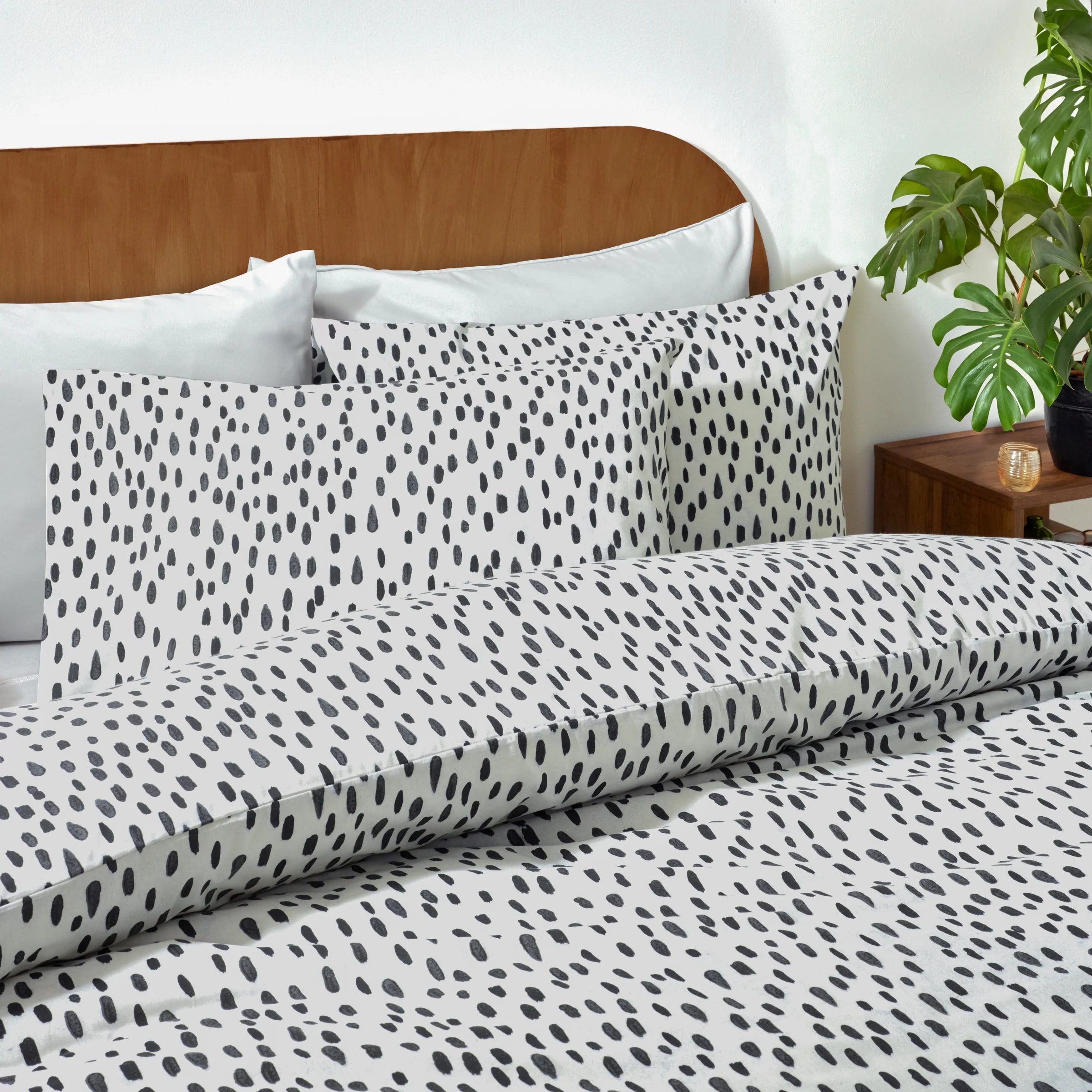 Dottie Printed Duvet Cover Set Multicolour
