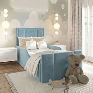 Plush Velvet Ie Blue