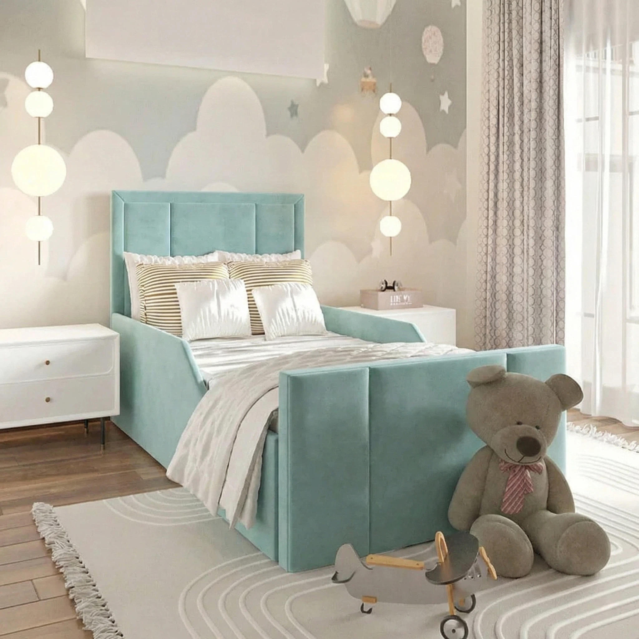 Plush Velvet Seafoam