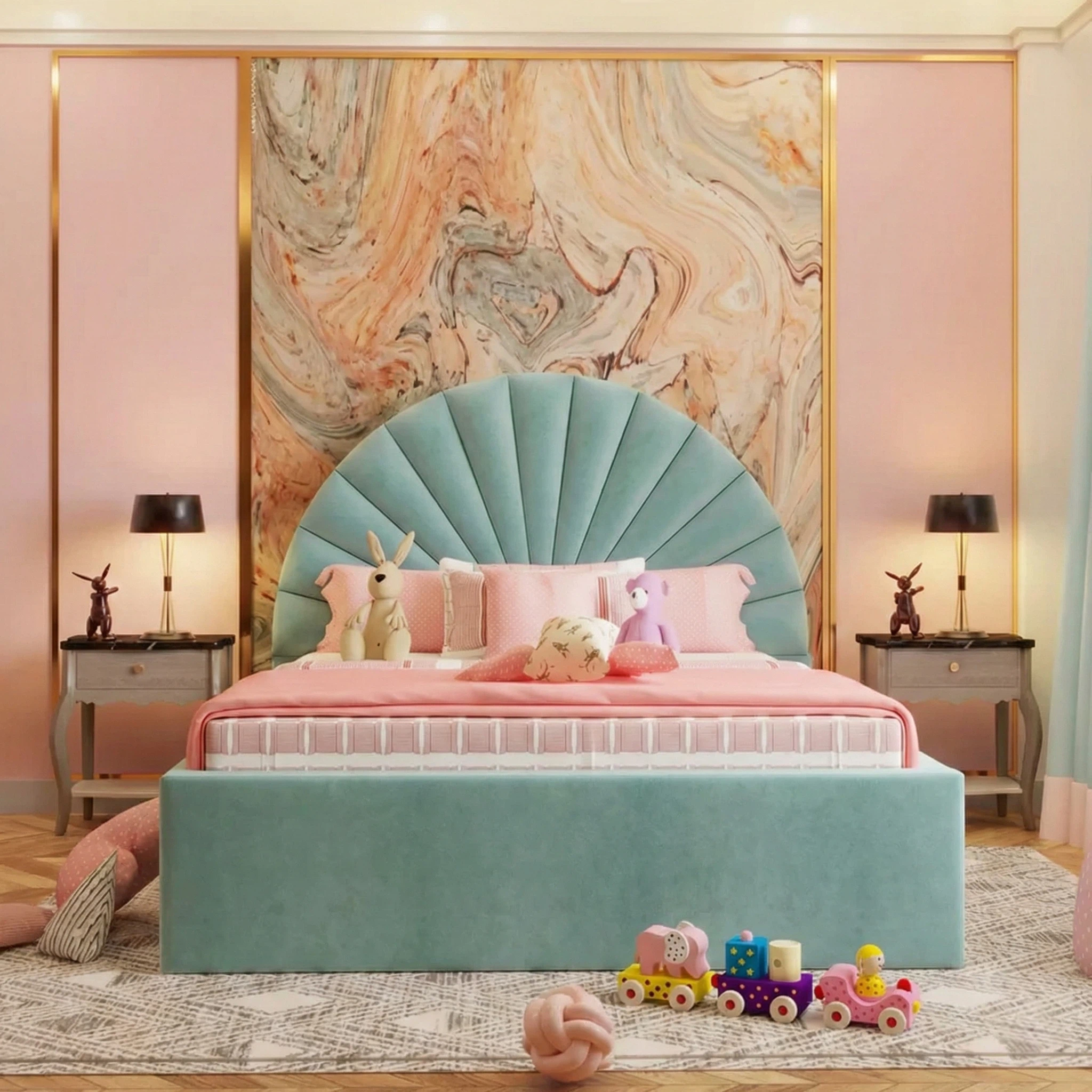Plush Velvet Seafoam