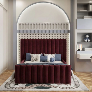 Plush Velvet Burgundy