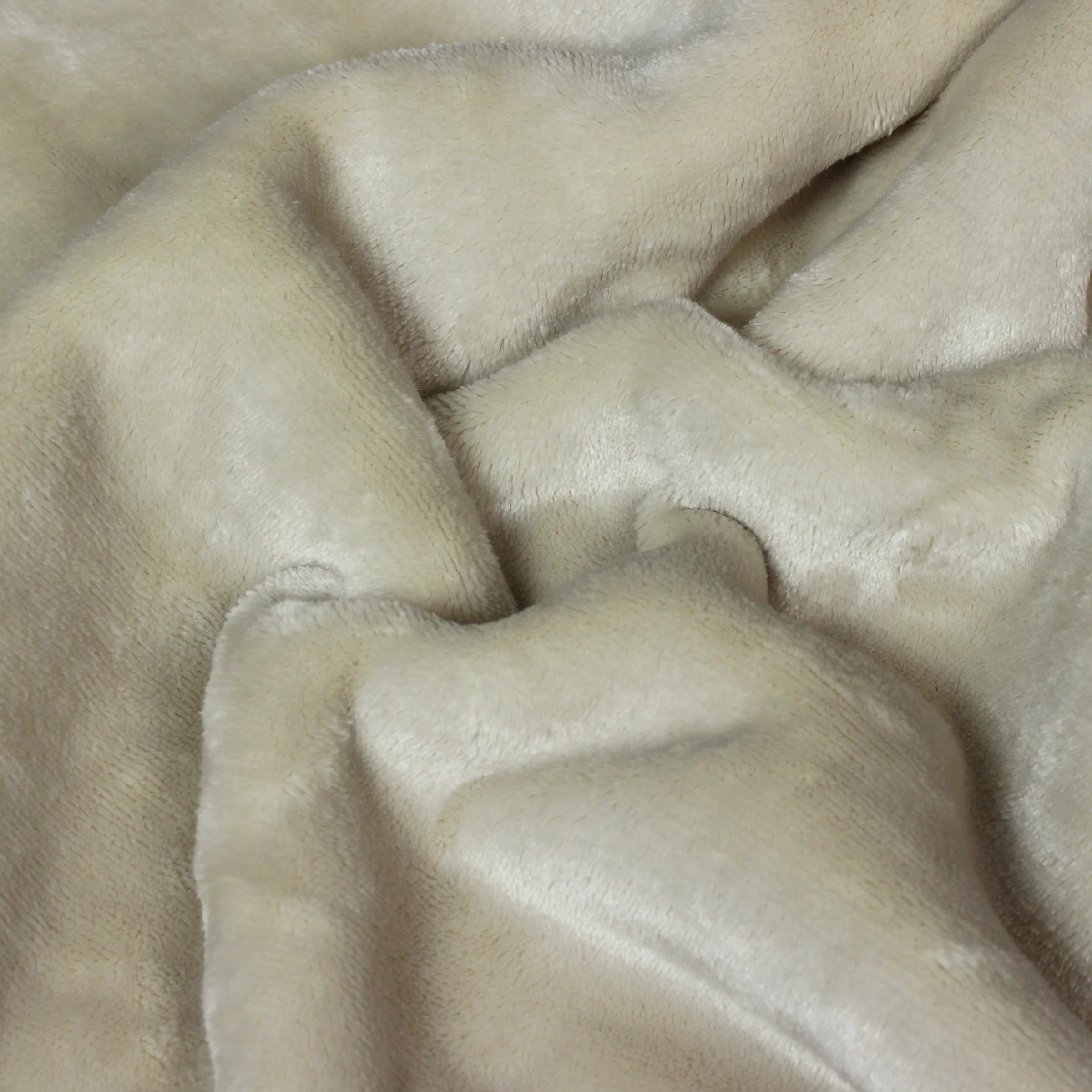 Lux Sherpa Fleece Throw Natural - 127 x 152cm