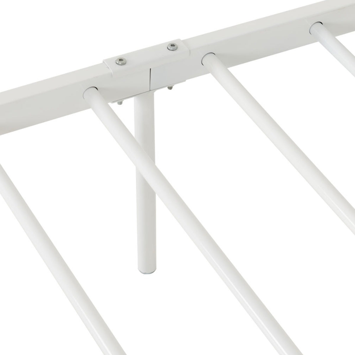 Marlborough 3FT Bed - White/Antique Brass